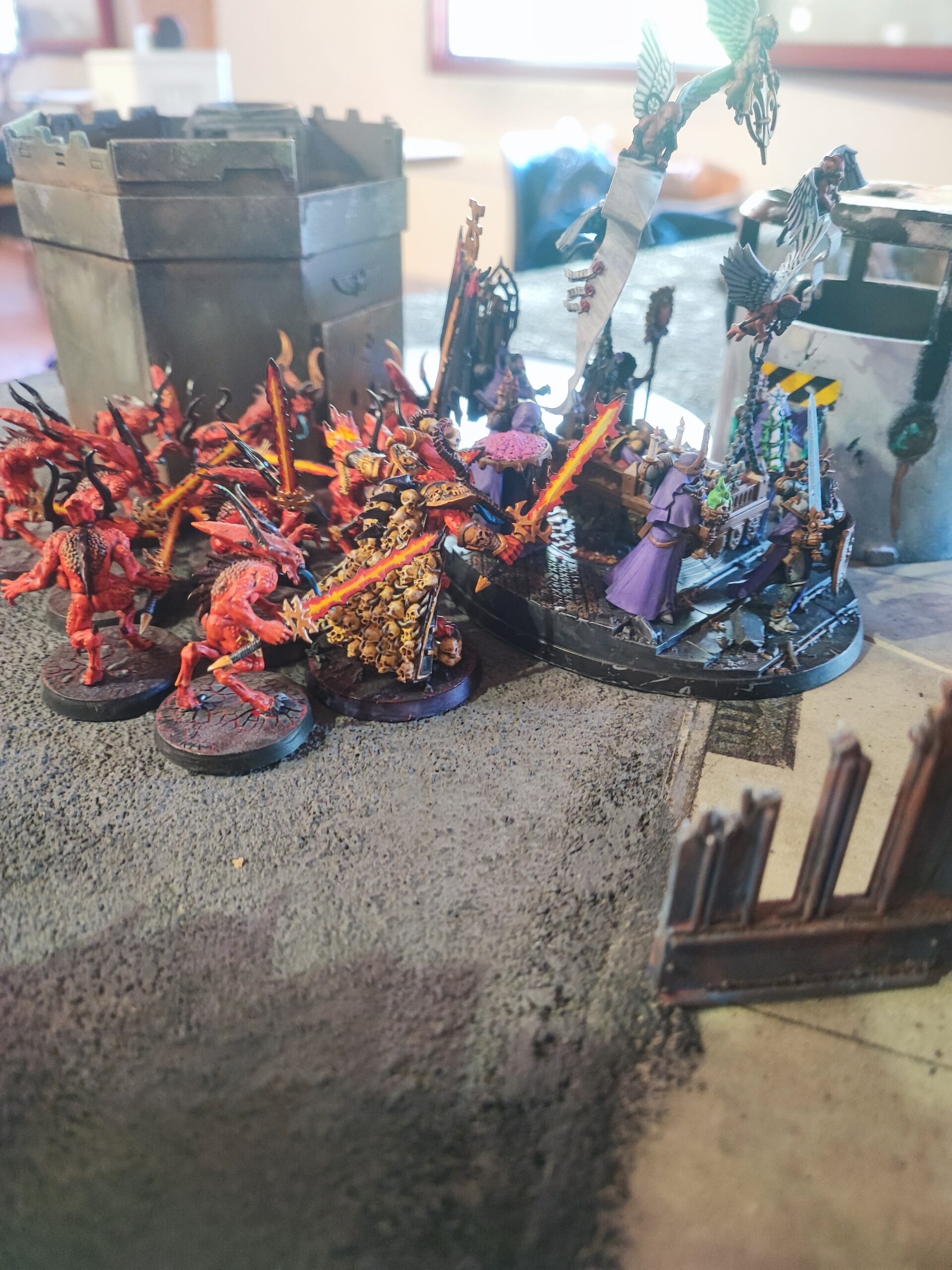 Warhammer 40000 ultima Alleanza Padova Chaos vs Sororitas