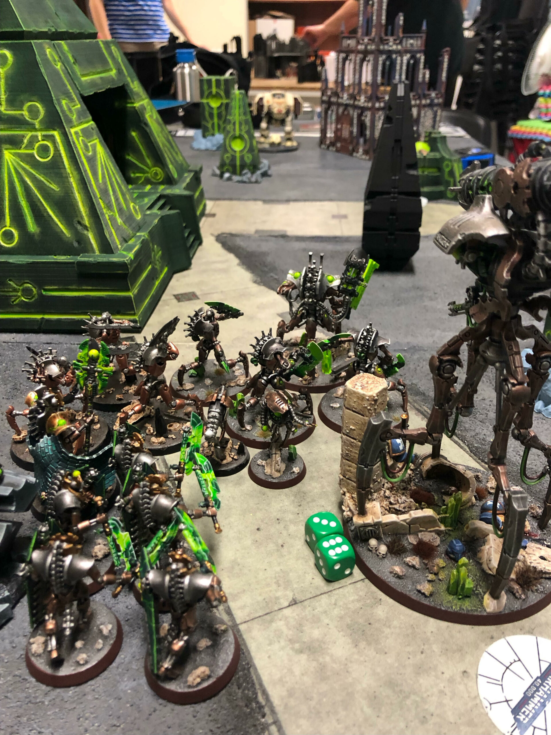 battaglione necron di warhammer 40000 a ultima alleanza padova